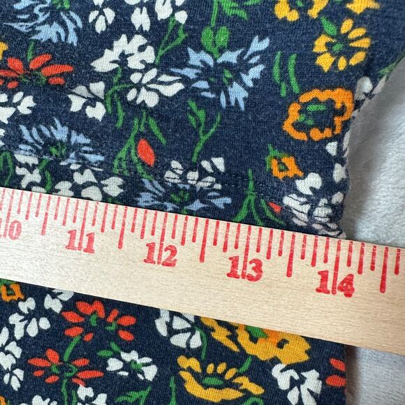 Toad And Co Rosemarie Dress Blue Floral Sz S Sustainable Responsible Organic - Picture 6 of 8